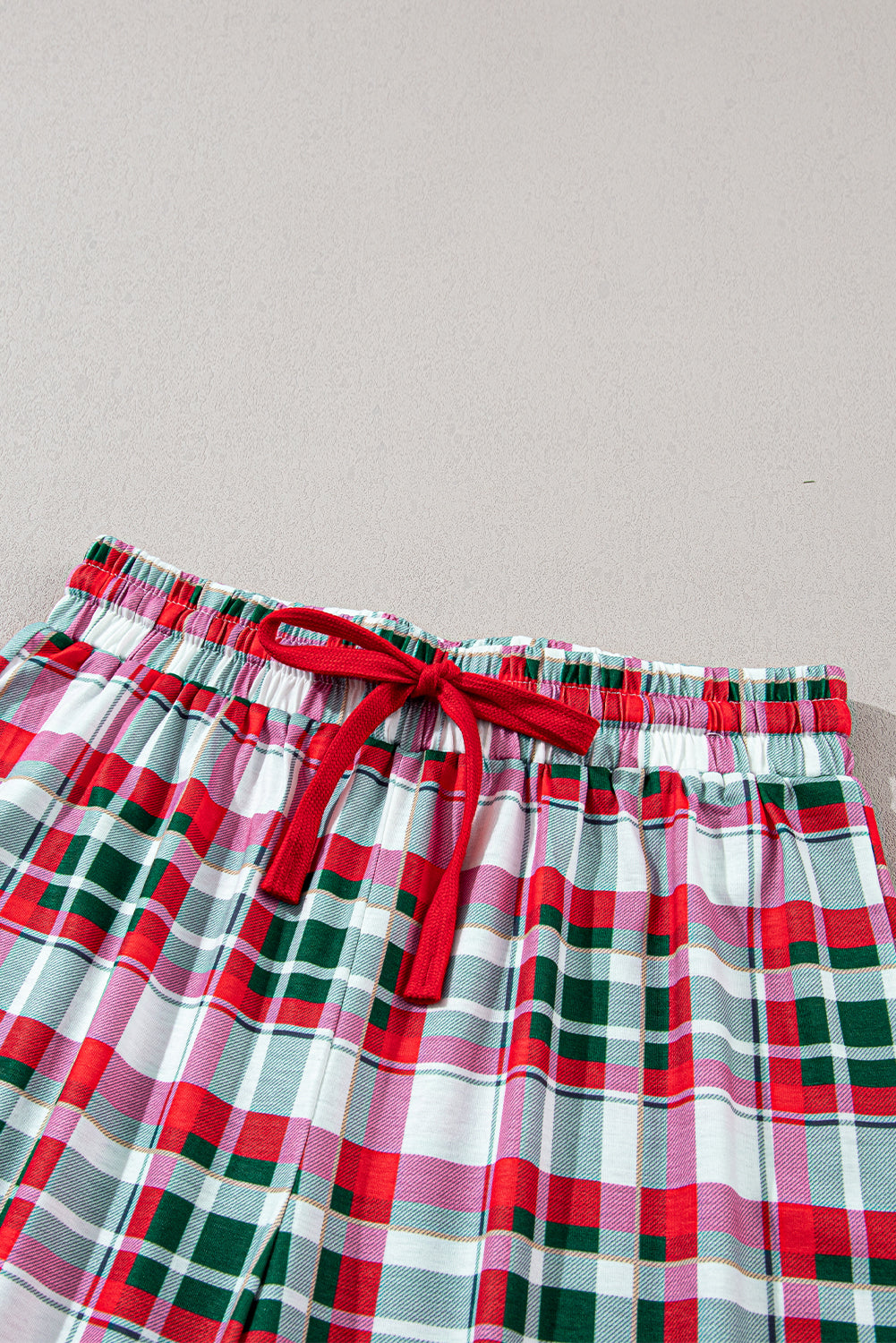 MERRY CHRISTMAS Round Neck Top and Plaid Pants Set-****STILL AVAILABLE EMAIL SELLER WITH SIZE & COLOR****
