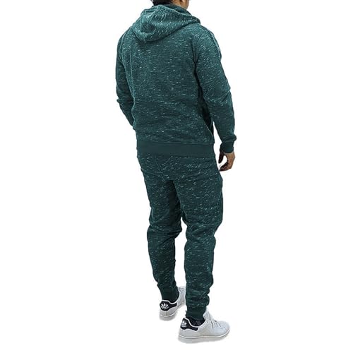 HHGKED Mens 2 Piece set Outfits Comfy Sweatsuits Athletic Jogging Tracksuit Hooded Sweatshirt and Joggers Sweatpants