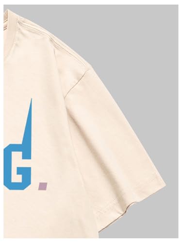 SOLY HUX Men's Letter Graphic Short Sleeve Tee and Drawstring Waist Track Shorts Set Casual 2 Piece Outfit