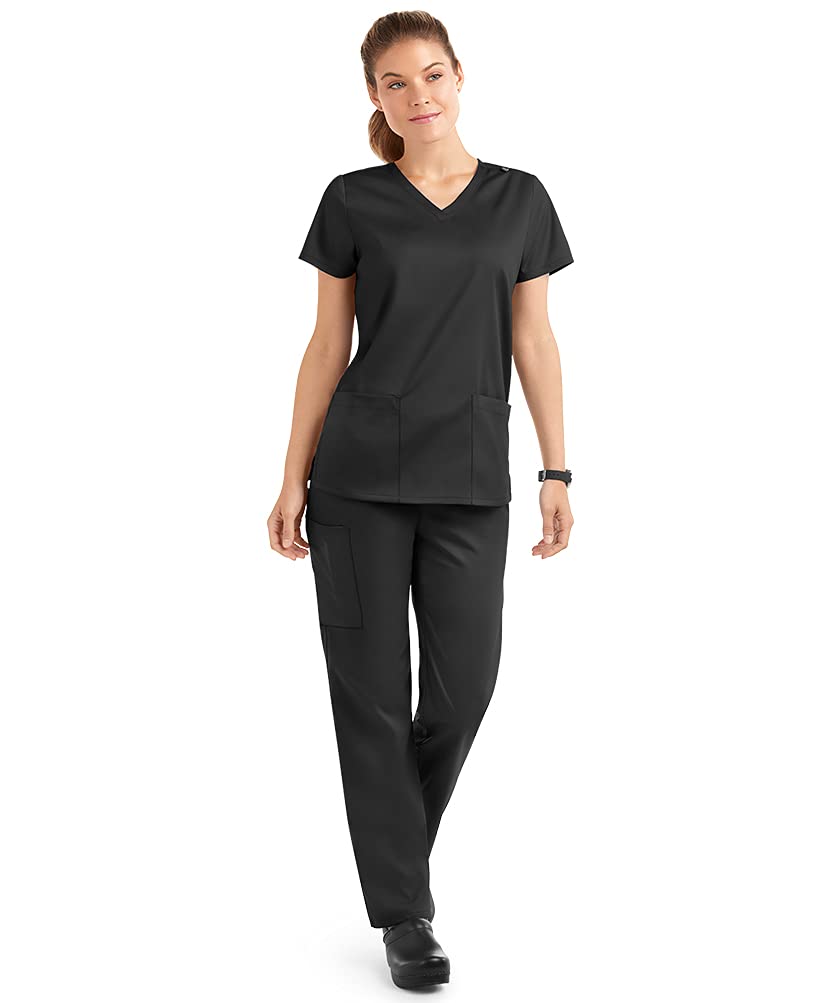 Strictly Scrubs Stretch Women’s Four Way Stretch Scrub Set (XS-3X, 15 Colors) - Includes V-Neck Top and Pant