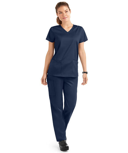 Strictly Scrubs Stretch Women’s Four Way Stretch Scrub Set (XS-3X, 15 Colors) - Includes V-Neck Top and Pant