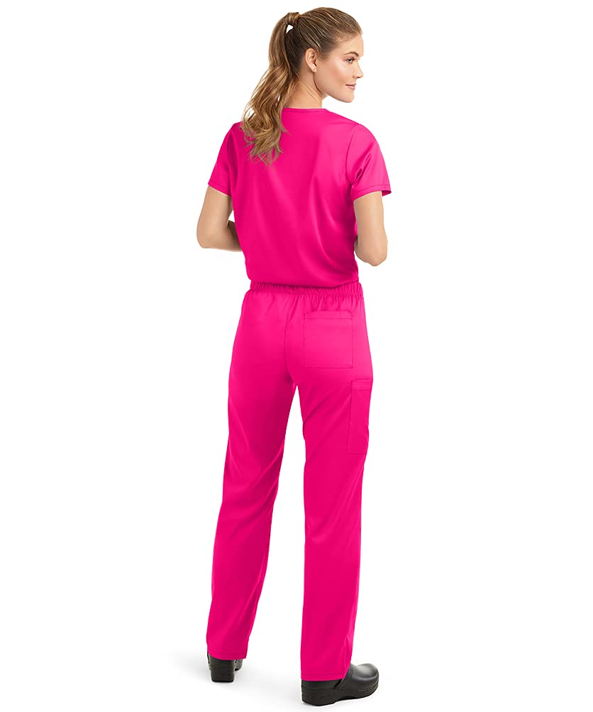Strictly Scrubs Stretch Women’s Four Way Stretch Scrub Set (XS-3X, 15 Colors) - Includes V-Neck Top and Pant