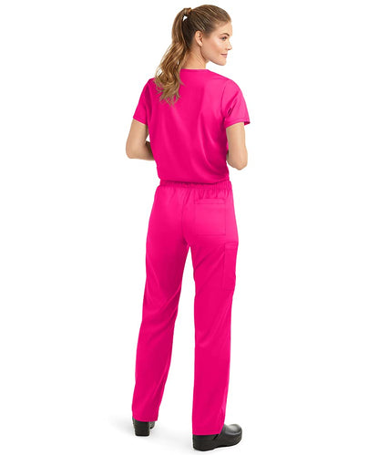 Strictly Scrubs Stretch Women’s Four Way Stretch Scrub Set (XS-3X, 15 Colors) - Includes V-Neck Top and Pant