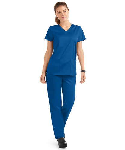 Strictly Scrubs Stretch Women’s Four Way Stretch Scrub Set (XS-3X, 15 Colors) - Includes V-Neck Top and Pant