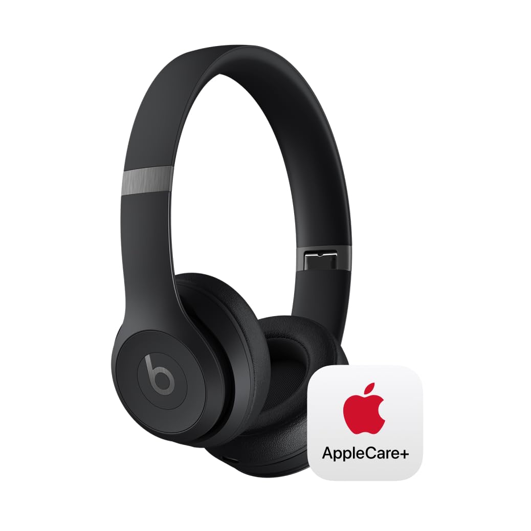 Beats Solo 4 - Wireless Bluetooth On-Ear Headphones, Apple & Android Compatible, Up to 50 Hours of Battery Life - Matte Black