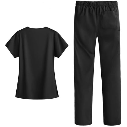 Strictly Scrubs Stretch Women’s Four Way Stretch Scrub Set (XS-3X, 15 Colors) - Includes V-Neck Top and Pant
