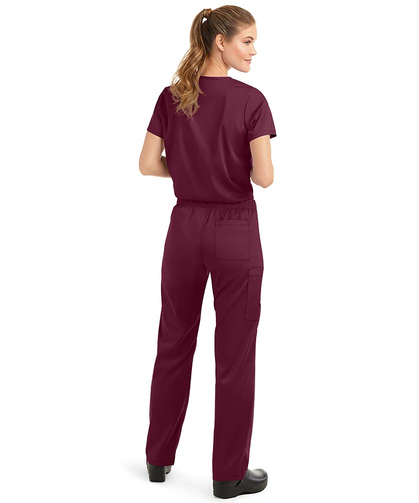 Strictly Scrubs Stretch Women’s Four Way Stretch Scrub Set (XS-3X, 15 Colors) - Includes V-Neck Top and Pant