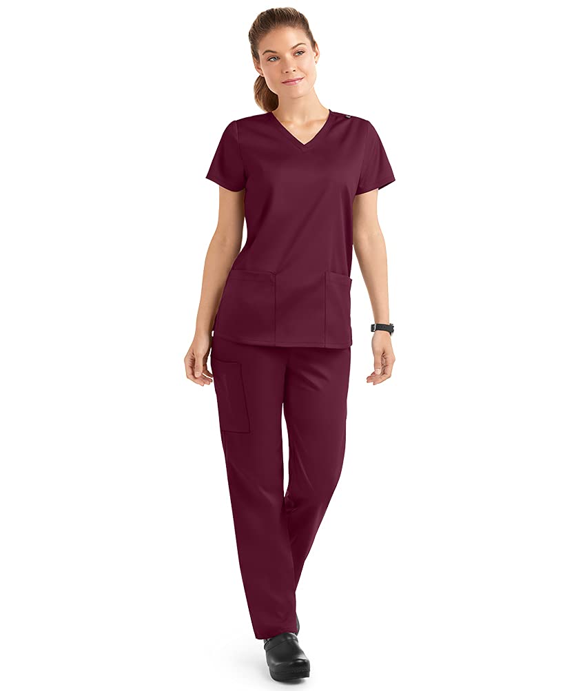 Strictly Scrubs Stretch Women’s Four Way Stretch Scrub Set (XS-3X, 15 Colors) - Includes V-Neck Top and Pant