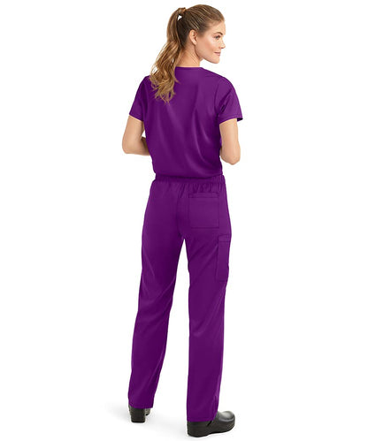 Strictly Scrubs Stretch Women’s Four Way Stretch Scrub Set (XS-3X, 15 Colors) - Includes V-Neck Top and Pant