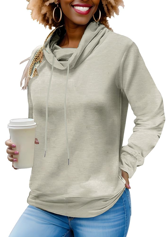 Nimsruc Sweatshirt For Women Casual Long Sleeve Pullover