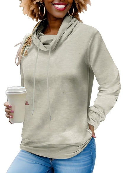 Nimsruc Sweatshirt For Women Casual Long Sleeve Pullover