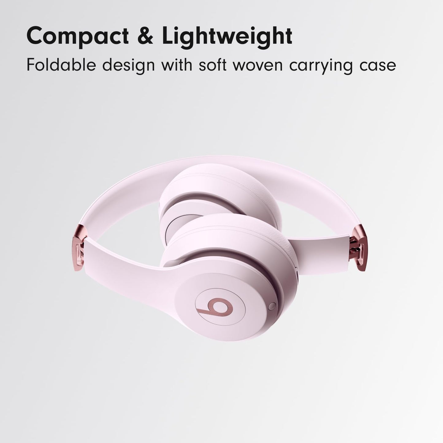 Beats Solo 4 - Wireless Bluetooth On-Ear Headphones, Apple & Android Compatible, Up to 50 Hours of Battery Life - Matte Black