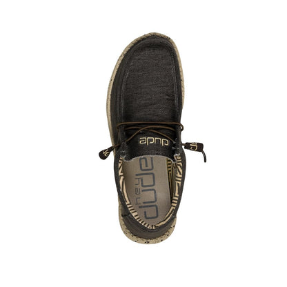 Hey Dude Men's Wally Sox | Men’s Shoes | Men's Lace Up Loafers | Comfortable & Light-Weight