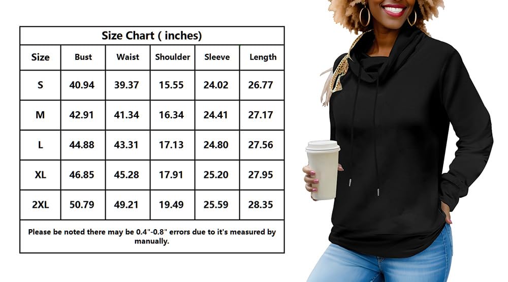 Nimsruc Sweatshirt For Women Casual Long Sleeve Pullover