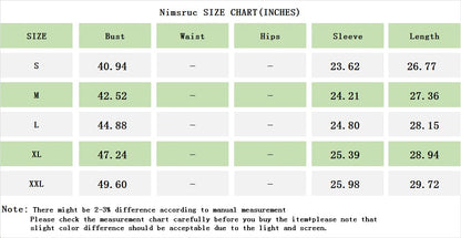 Nimsruc Sweatshirt For Women Casual Long Sleeve Pullover