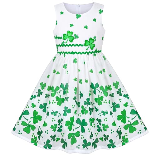 Sunny Fashion Girls Dress Rose Flower Double Bow Tie Party Sundress