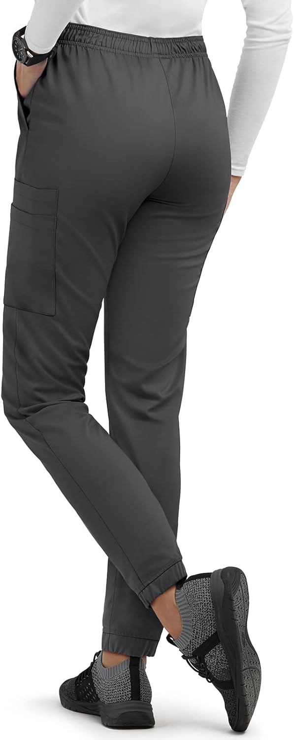 Women's 11-Pocket Scrub Set (XS-3X, 6 Colors) - V-Neck Top & Jogger Pant for Healthcare Professionals