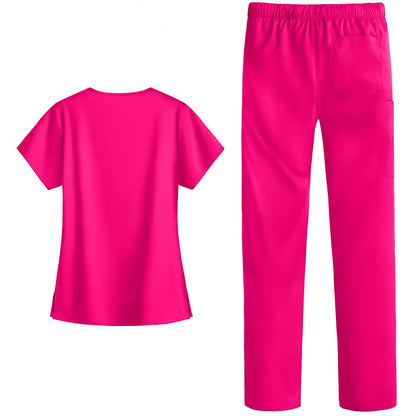 Strictly Scrubs Stretch Women’s Four Way Stretch Scrub Set (XS-3X, 15 Colors) - Includes V-Neck Top and Pant
