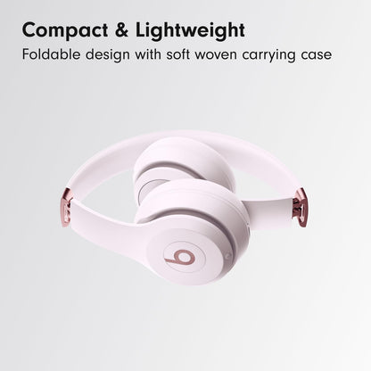 Beats Solo 4 - Wireless Bluetooth On-Ear Headphones, Apple & Android Compatible, Up to 50 Hours of Battery Life - Matte Black