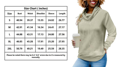 Nimsruc Sweatshirt For Women Casual Long Sleeve Pullover