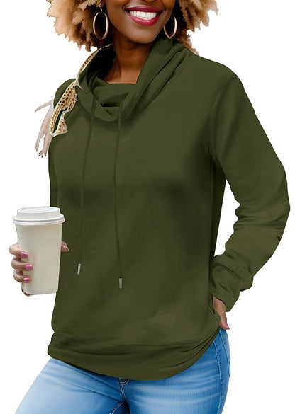 Nimsruc Sweatshirt For Women Casual Long Sleeve Pullover