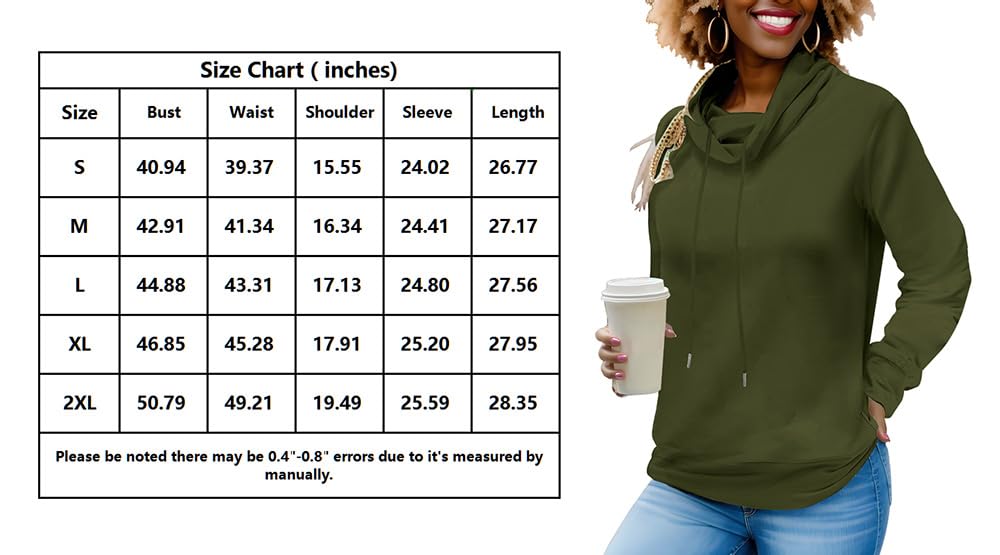 Nimsruc Sweatshirt For Women Casual Long Sleeve Pullover