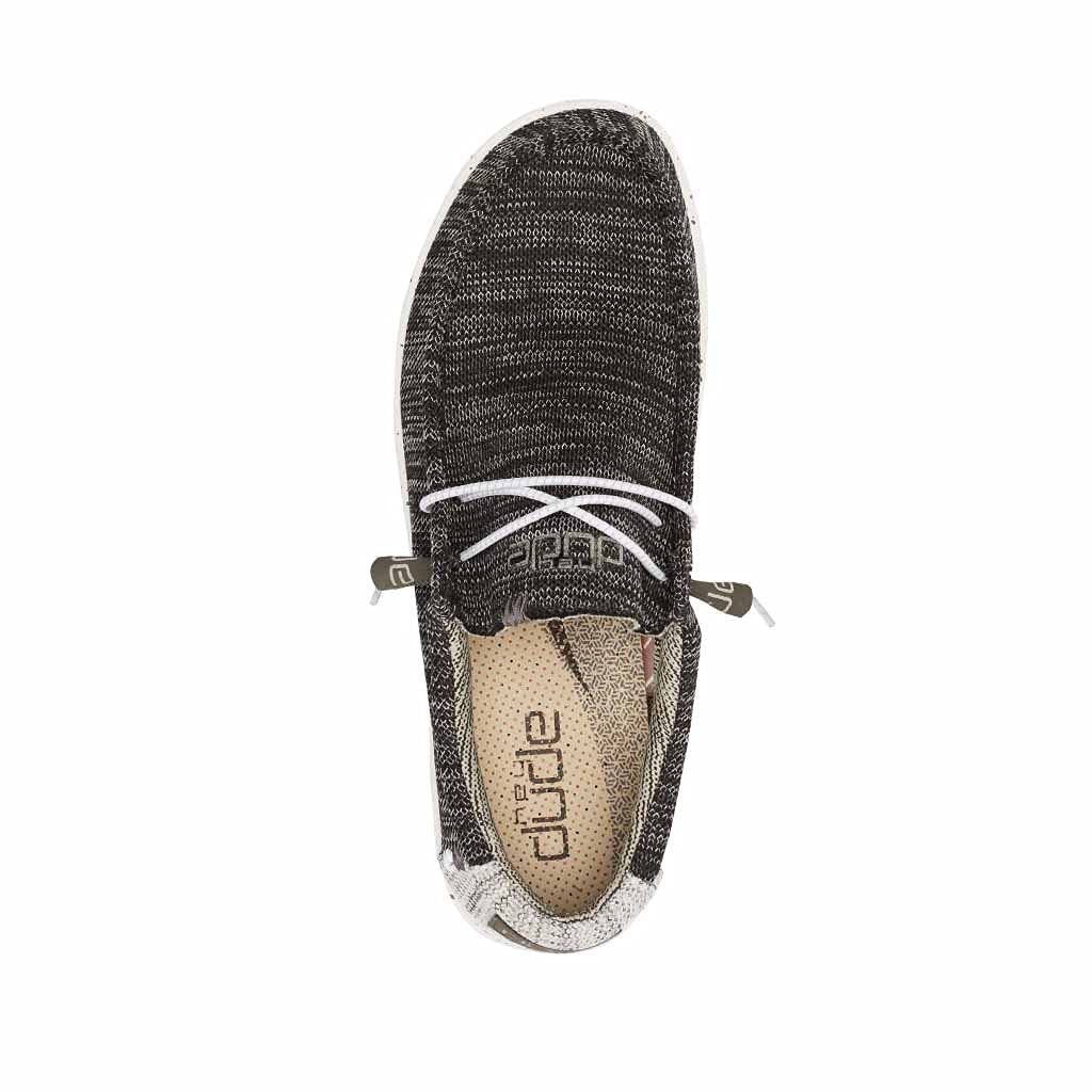 Hey Dude Men's Wally Sox | Men’s Shoes | Men's Lace Up Loafers | Comfortable & Light-Weight