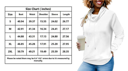 Nimsruc Sweatshirt For Women Casual Long Sleeve Pullover