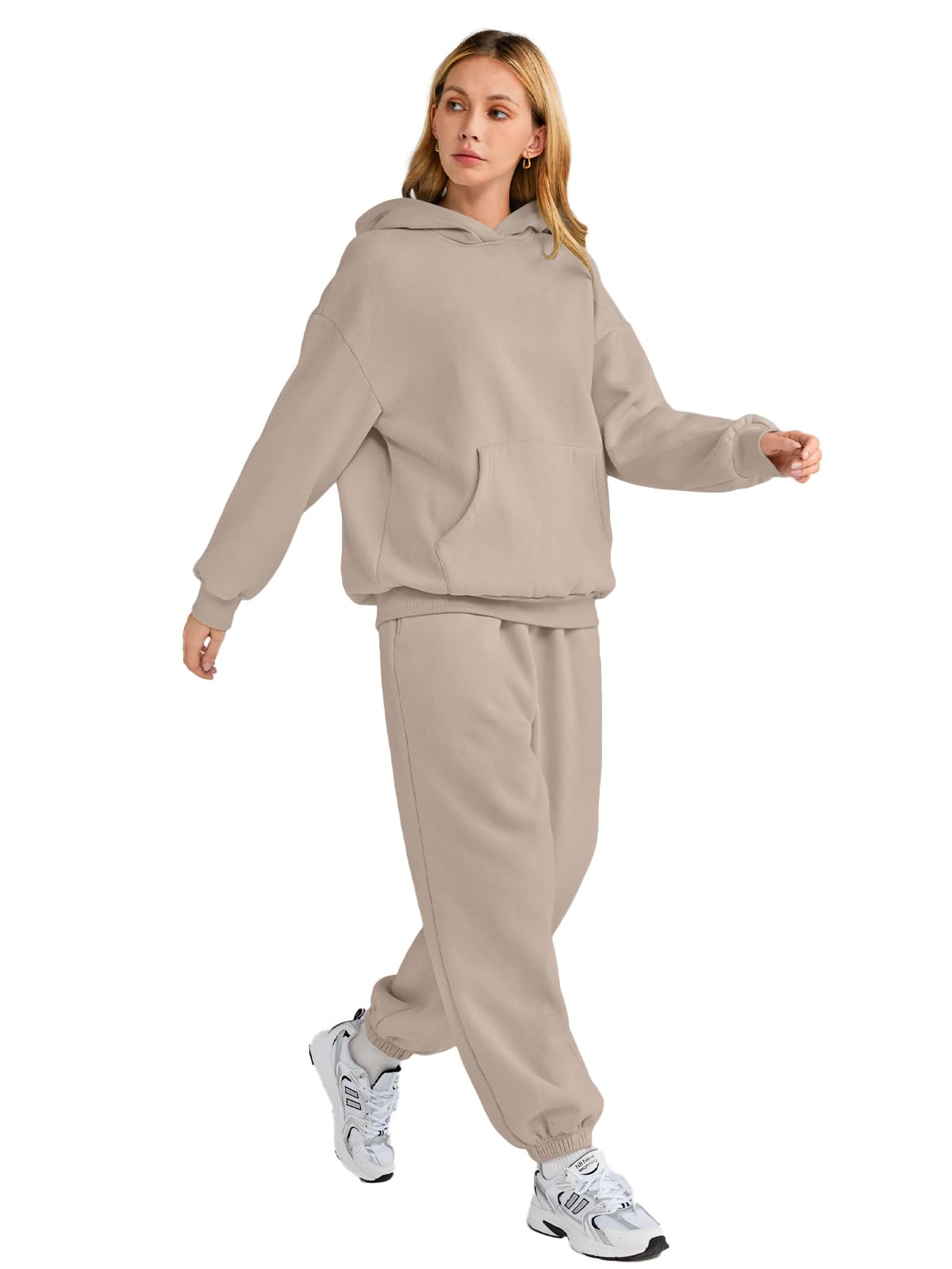 AUTOMET Womens 2 Piece Outfits Lounge Hoodie Sweatsuit Sets Oversized Sweatshirt Baggy Fall Fashion Sweatpants with Pockets