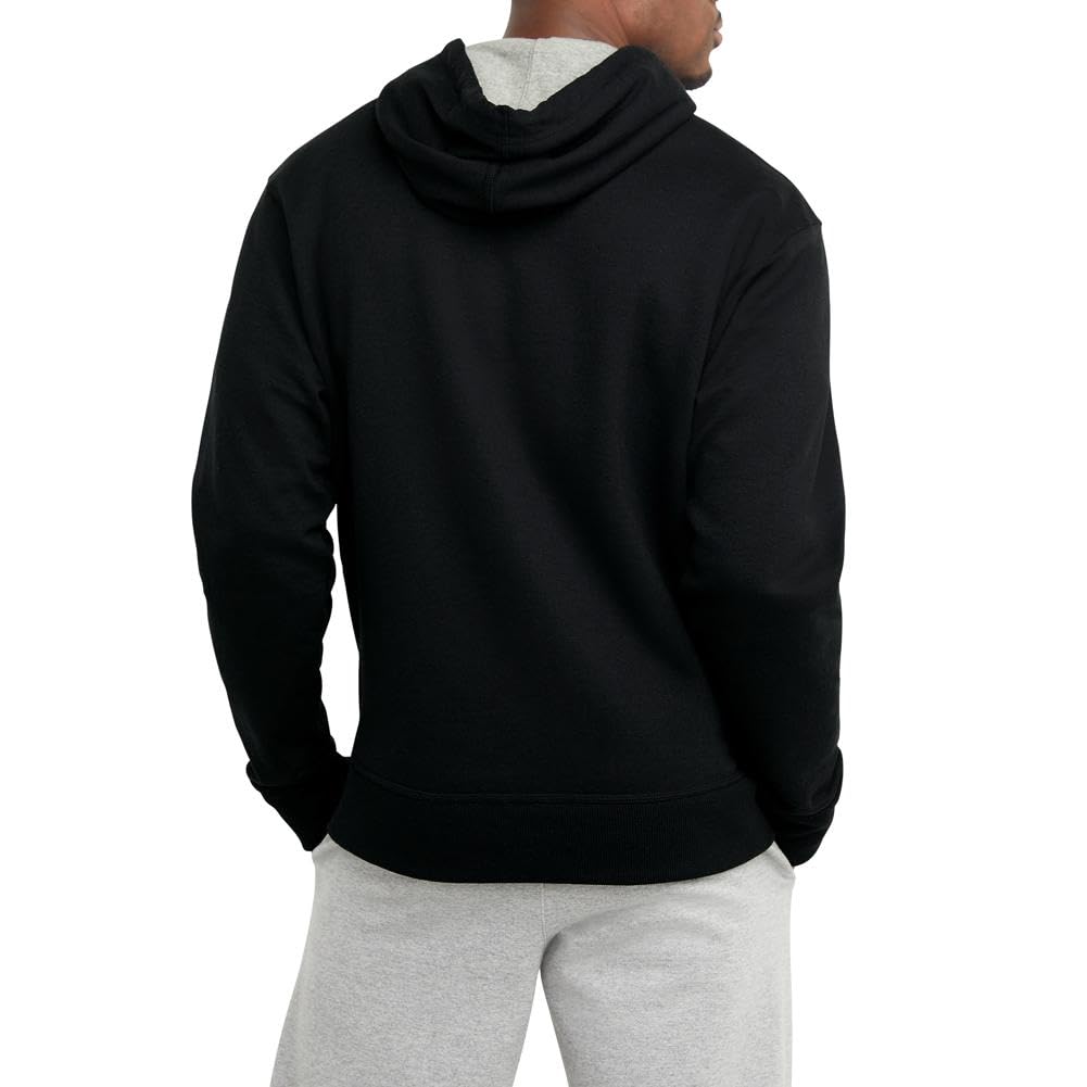 Champion Men's Hoodie, Powerblend, Fleece Men's Hoodie, Comfortable Men's Sweatshirt, Script Logo (Reg. or Big & Tall)