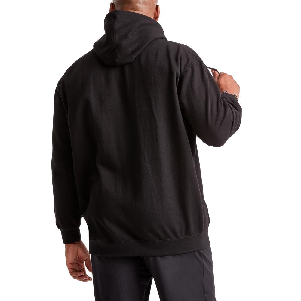 Champion Men's Hoodie, Powerblend, Fleece Men's Hoodie, Comfortable Men's Sweatshirt, Script Logo (Reg. or Big & Tall)
