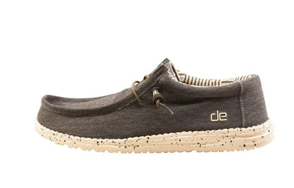 Hey Dude Men's Wally Sox | Men’s Shoes | Men's Lace Up Loafers | Comfortable & Light-Weight