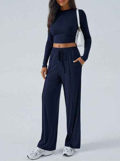 Devine Round Neck Long Sleeve Top and Pants Set***STILL AVAILABLE***EMAIL SELLER with SIZE & COLOR