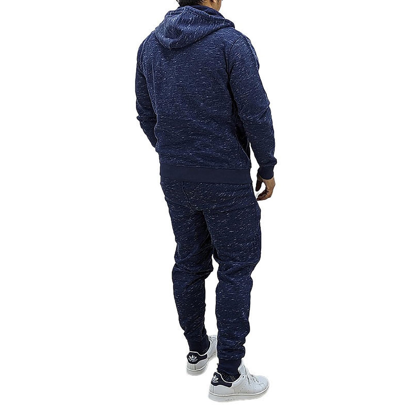 HHGKED Mens 2 Piece set Outfits Comfy Sweatsuits Athletic Jogging Tracksuit Hooded Sweatshirt and Joggers Sweatpants