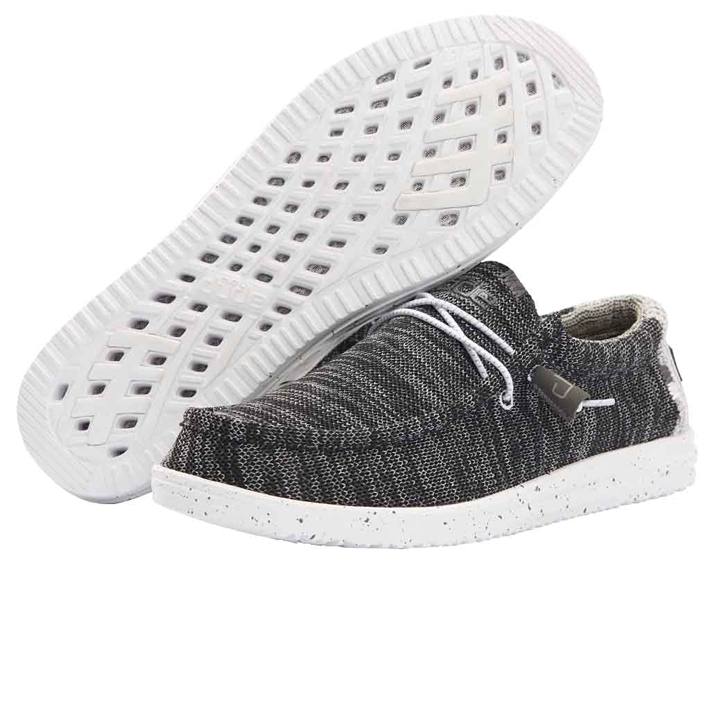 Hey Dude Men's Wally Sox | Men’s Shoes | Men's Lace Up Loafers | Comfortable & Light-Weight