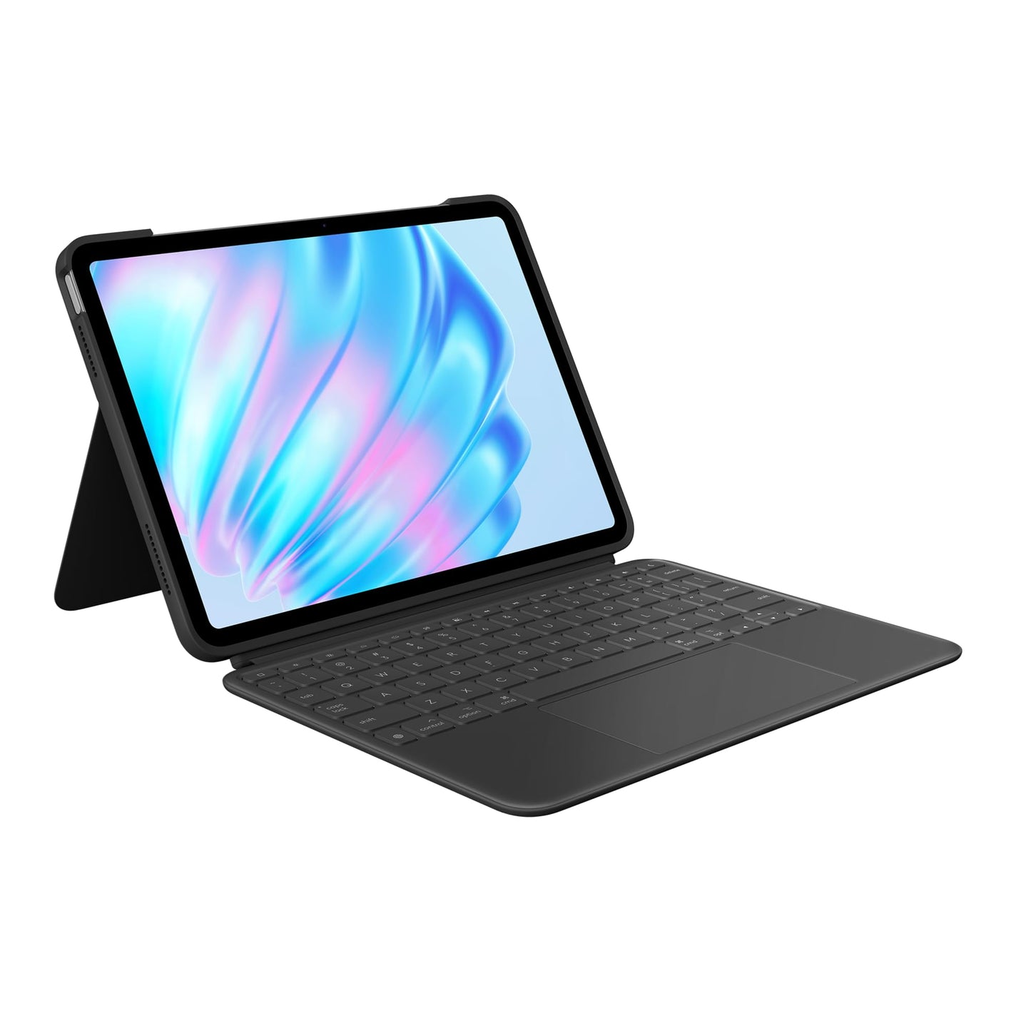 Logitech Combo Touch iPad Air 11-inch (M2) (2024), iPad Air (4th & 5th gen - 2020, 2022) Keyboard Case - Detachable Backlit Keyboard with Kickstand - Midnight Black