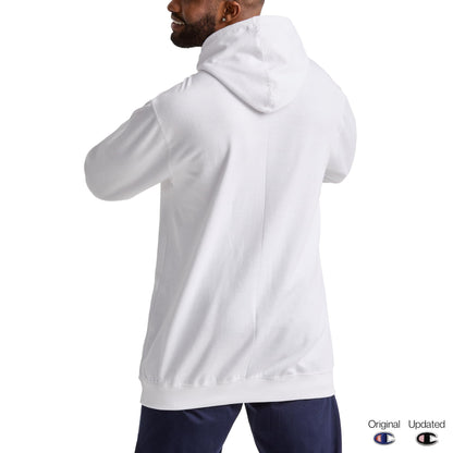 Champion Men's Hoodie, Powerblend, Fleece Men's Hoodie, Comfortable Men's Sweatshirt, Script Logo (Reg. or Big & Tall)