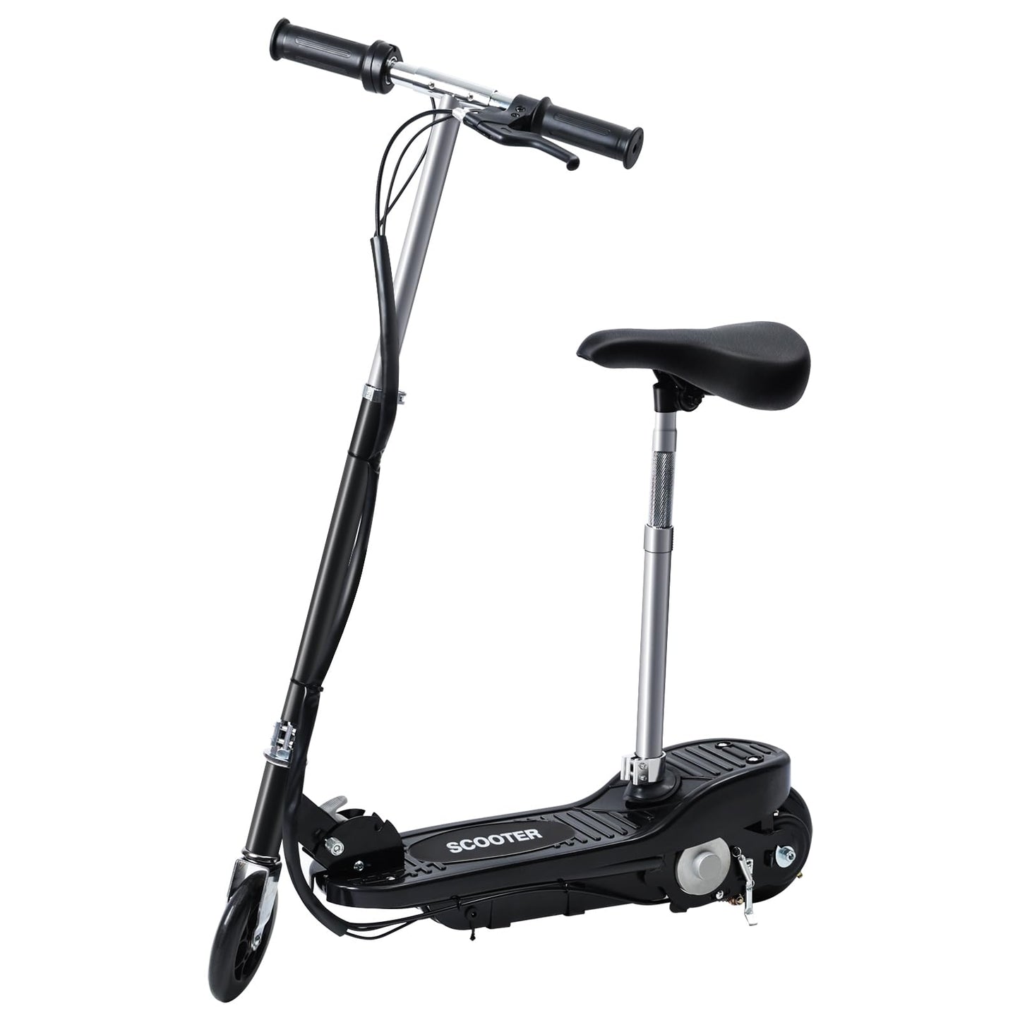 Walbest Electric Scooter for Kids Age of 6-10, Electric Scooter with Seat 2 Wheel, Folding Scooter Up to 10 Miles Range, 7.5 Mph Speed for Kid Portable Kick Scooters for Boys&Girls 8-12