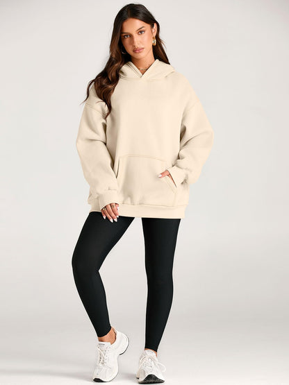 EFAN Womens Hoodies Oversized Sweatshirts Pullover Fleece Sweaters Long Sleeve Winter Fall Outfits Fashion Y2k Clothes