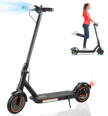 Electric Scooter, 500W Motor, Up to 17-20MPH &19-21 Miles, Commuter Escooter, Foldable E-Scooter for Adults with APP and Dual Braking System Escooter