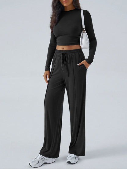 Devine Round Neck Long Sleeve Top and Pants Set***STILL AVAILABLE***EMAIL SELLER with SIZE & COLOR