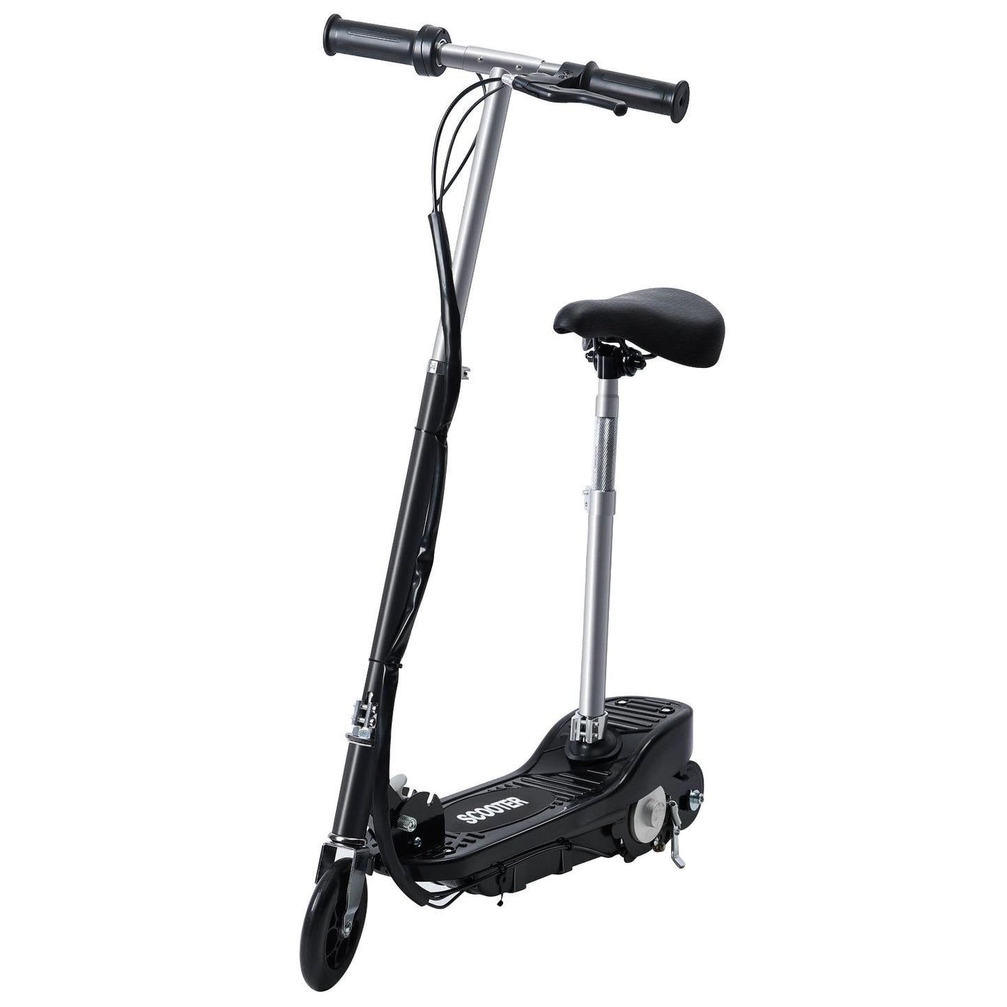 Walbest Electric Scooter for Kids Age of 6-10, Electric Scooter with Seat 2 Wheel, Folding Scooter Up to 10 Miles Range, 7.5 Mph Speed for Kid Portable Kick Scooters for Boys&Girls 8-12