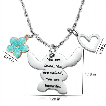 MIXJOY You are My Sunshine Necklace&Greeting Card, Birthday Christmas for Women Niece Daughter Granddaughter