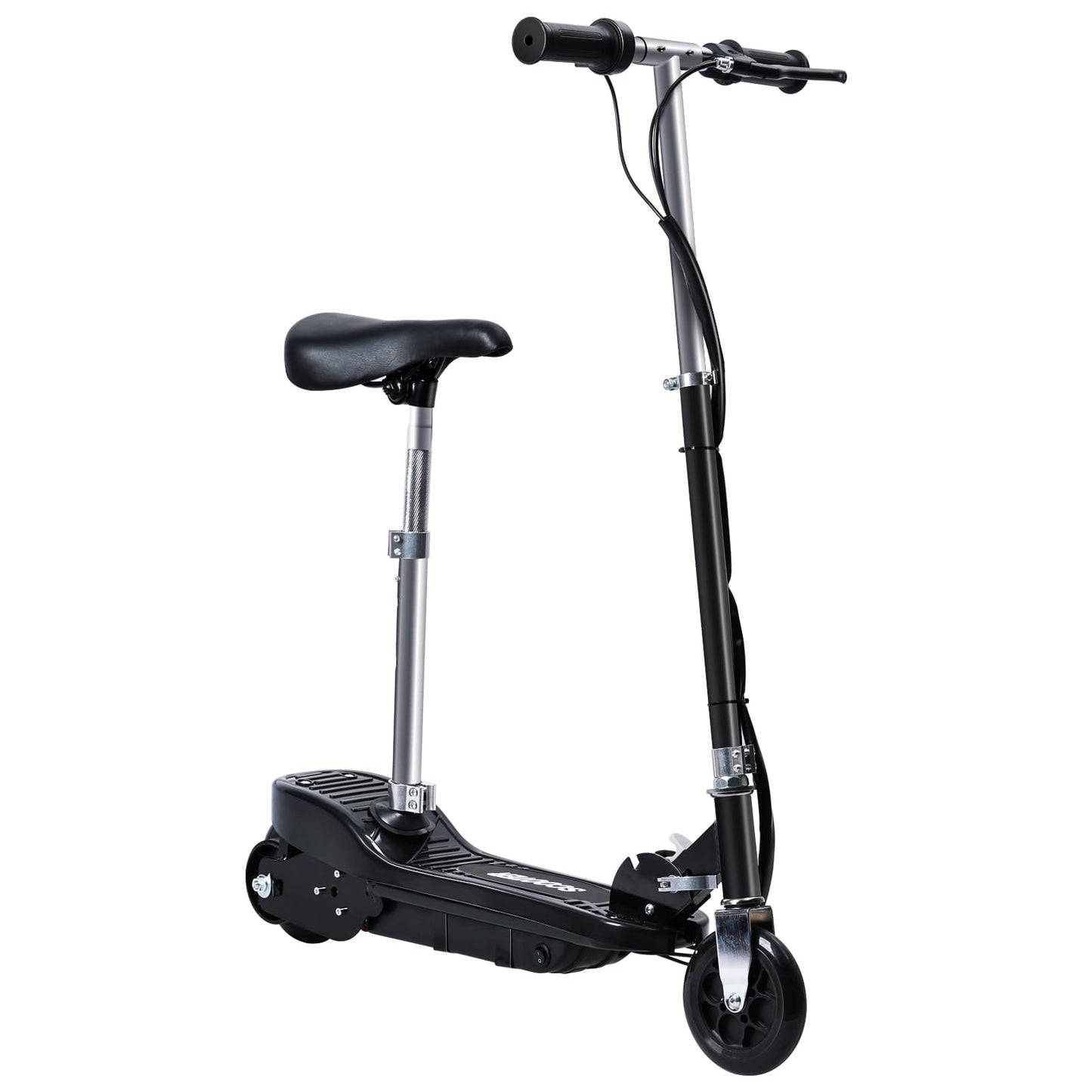Walbest Electric Scooter for Kids Age of 6-10, Electric Scooter with Seat 2 Wheel, Folding Scooter Up to 10 Miles Range, 7.5 Mph Speed for Kid Portable Kick Scooters for Boys&Girls 8-12