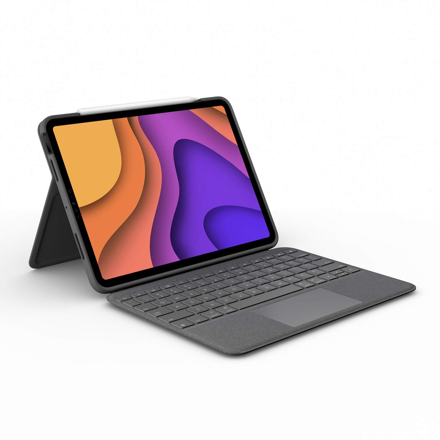 Logitech Combo Touch iPad Air 11-inch (M2) (2024), iPad Air (4th & 5th gen - 2020, 2022) Keyboard Case - Detachable Backlit Keyboard with Kickstand - Midnight Black