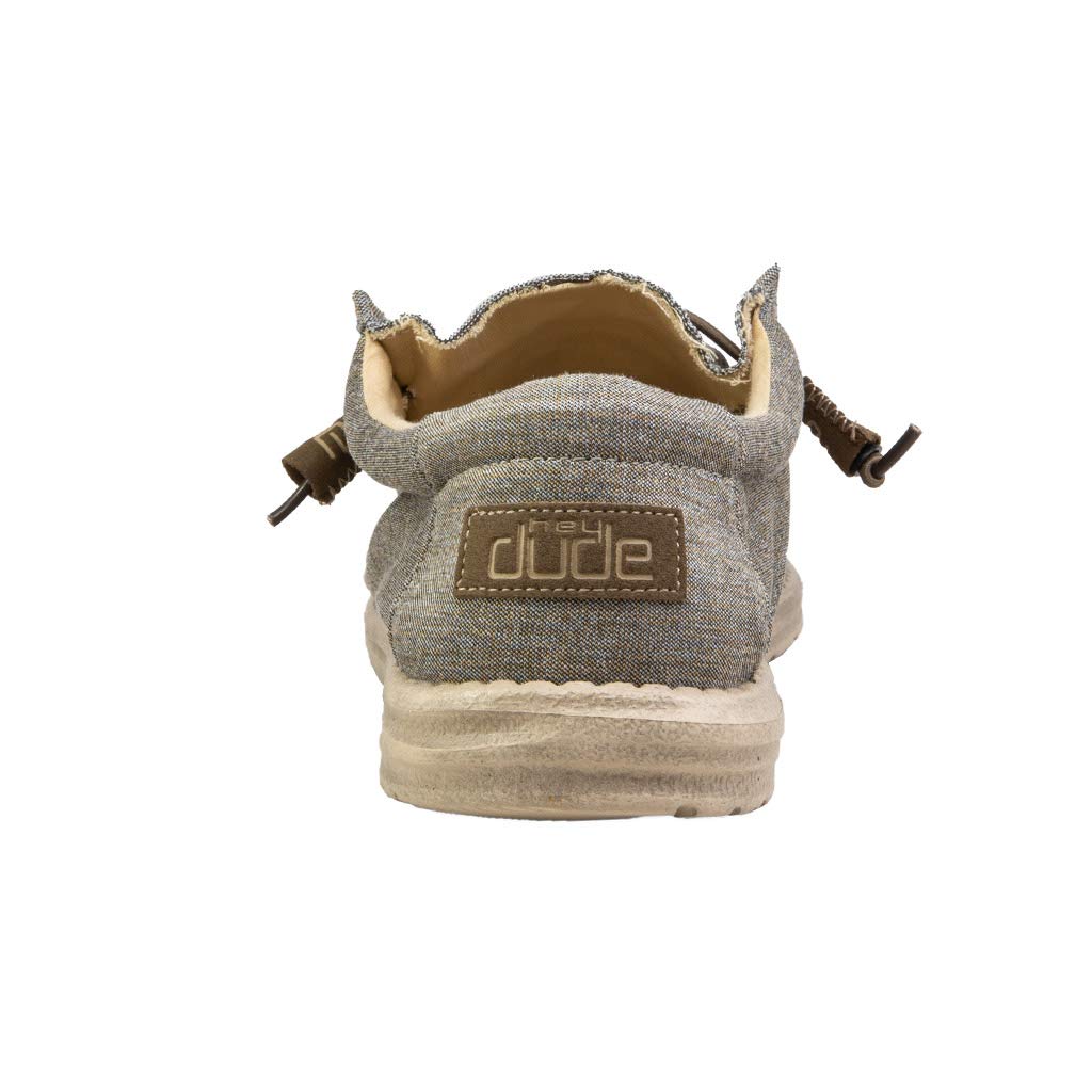 Hey Dude Men's Wally Sox | Men’s Shoes | Men's Lace Up Loafers | Comfortable & Light-Weight