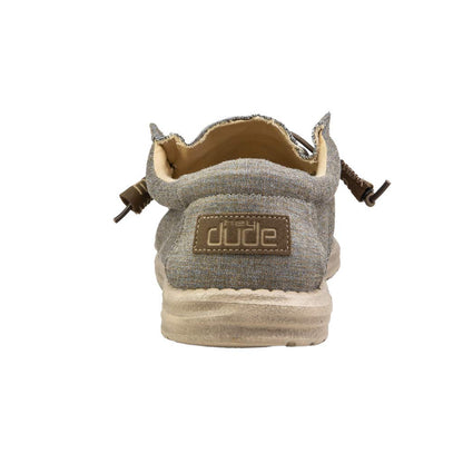 Hey Dude Men's Wally Sox | Men’s Shoes | Men's Lace Up Loafers | Comfortable & Light-Weight