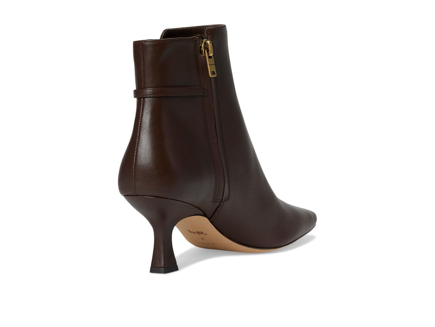 Coach Women's Rebecca Leather Bootie Ankle Boot