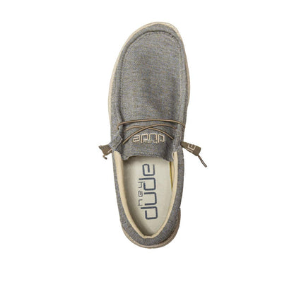 Hey Dude Men's Wally Sox | Men’s Shoes | Men's Lace Up Loafers | Comfortable & Light-Weight