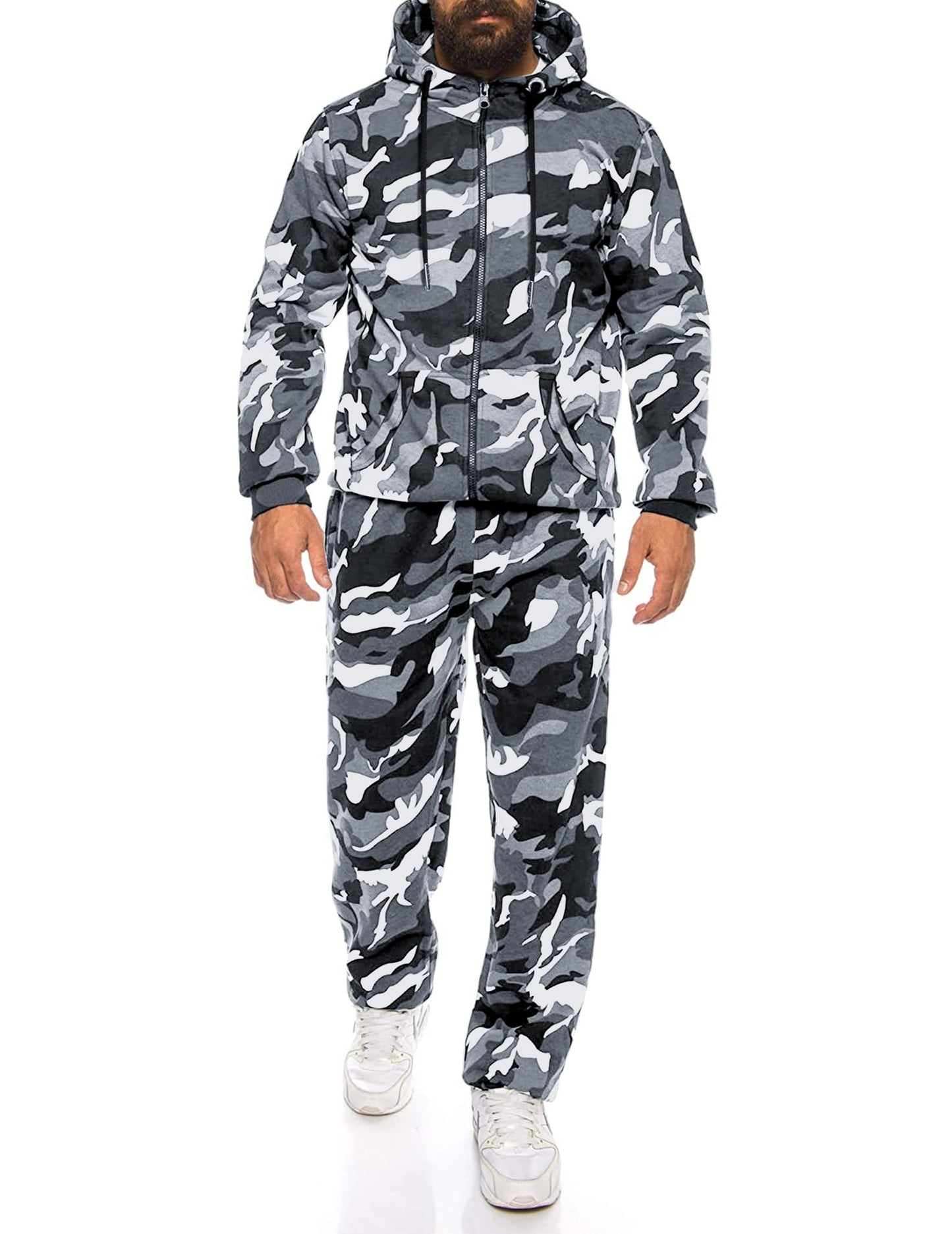 COOFANDY Sweatsuits for Men 2 Piece tracksuit Sets Full Zip Hoodie Sweatpants for Men Casual Sports Jogging Suits S-4XL